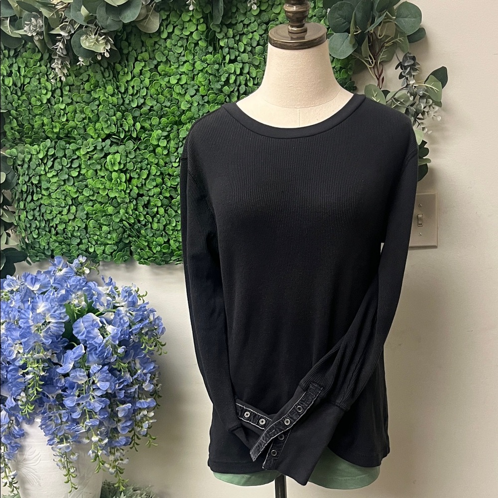 Black Long Sleeve Top